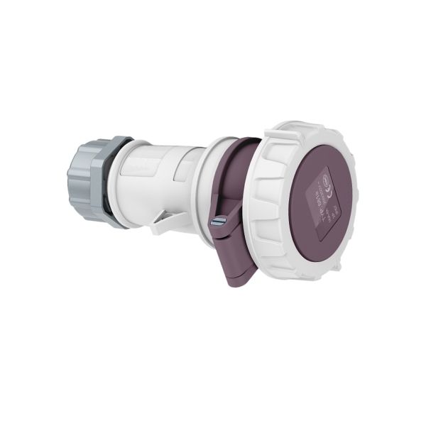 16A 2P IEC 60309 Low Voltage Industrial Connector, 20–25V, IP67, Inline