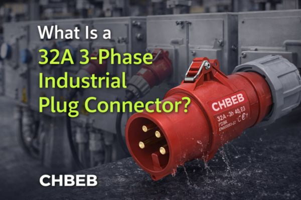 What Is a 32A 3-Phase Industrial Plug Connector? | CHBEB