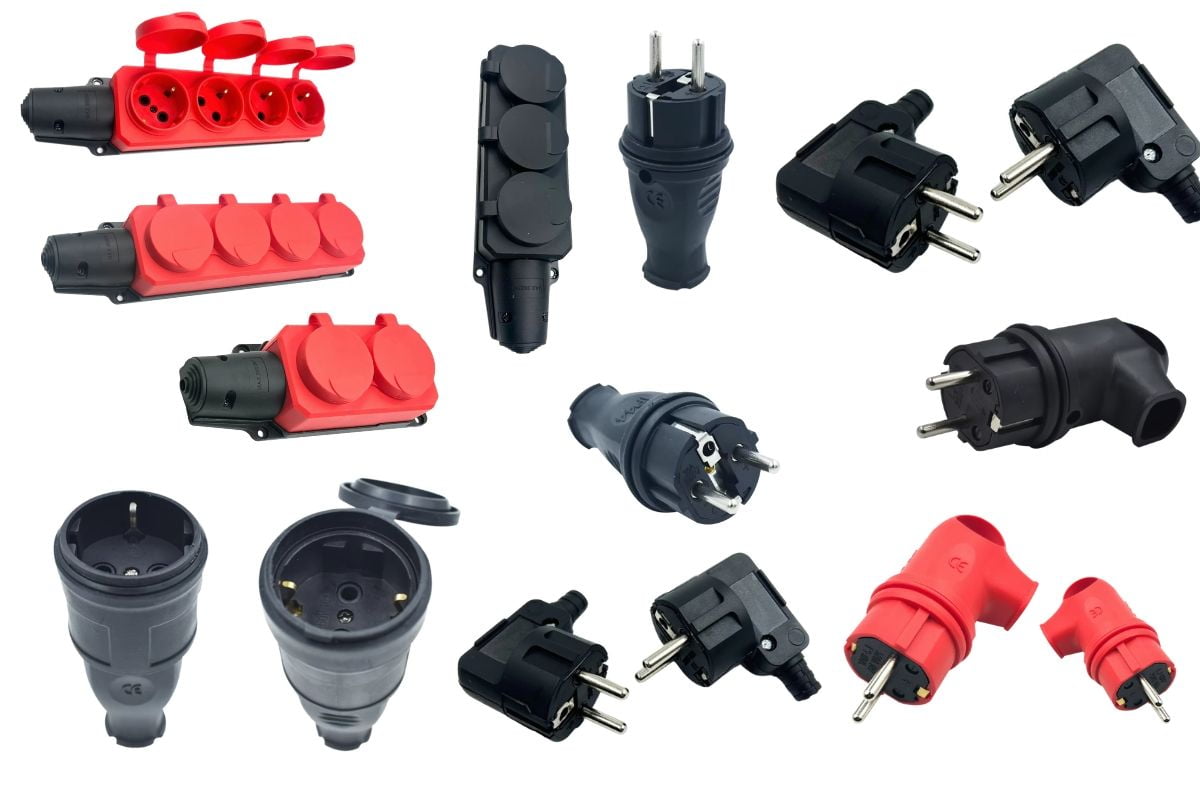 CHBEB Rubber plugs and 3-way extension sockets